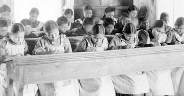 Schools Kids Hard at Work - 1914